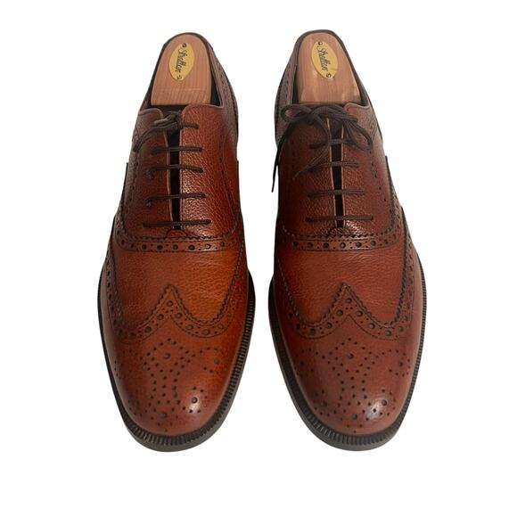 Salvatore Ferragamo Leather Lace Up  Brogue Oxfords Dress Shoes Men Size 10 D main image 10